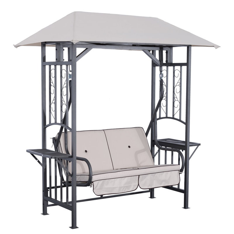 Freeport Park 2 Seater Garden Swing Seat with Stand & Reviews | Wayfair